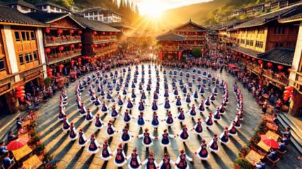 联通“AI村晚”出圈 数字文化创意点亮美丽乡村